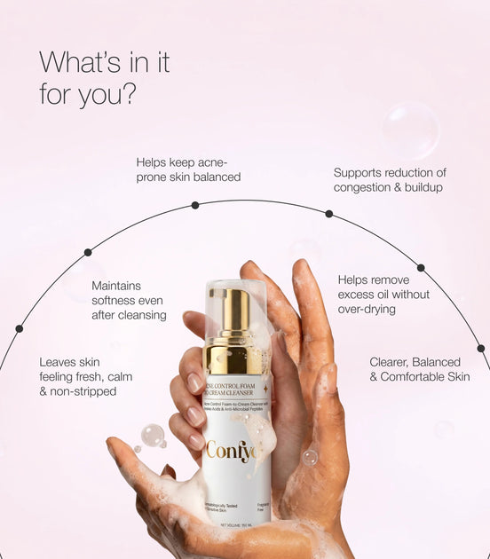 Acne Control Foam to Cream Cleanser