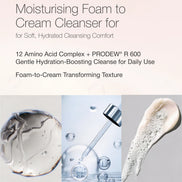 Moisturizing Foam to Cream Cleanser