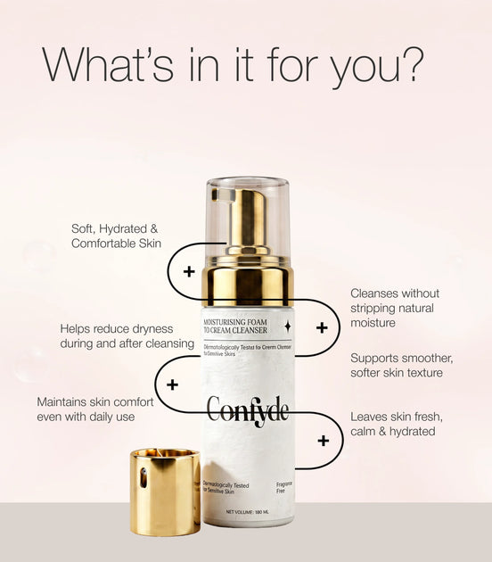 Moisturizing Foam to Cream Cleanser