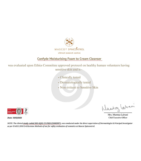 Moisturizing Foam to Cream Cleanser