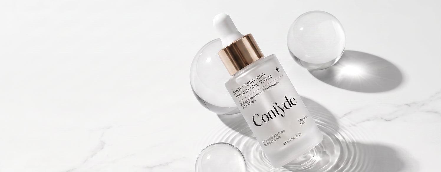 Confyde About Us – Born from Science, Refined for Elegance Skincare Brand Banner